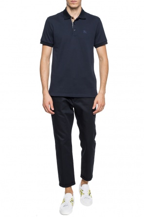 Logo-embroidered polo, zdjęcie 2 Logo-embroidered polo od Burberry